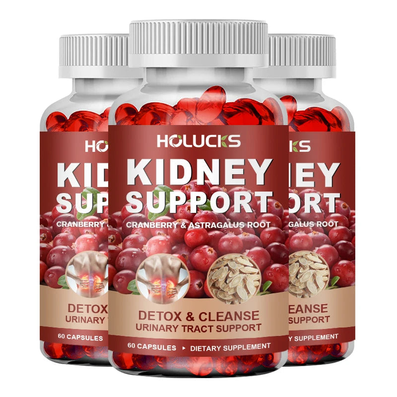 Kidney Cleanse Detox & Repair Supplement, with Astragalus Root, Cranberry, Support Urinary Tract & Immune Health, Daily Energy Healthy supplements