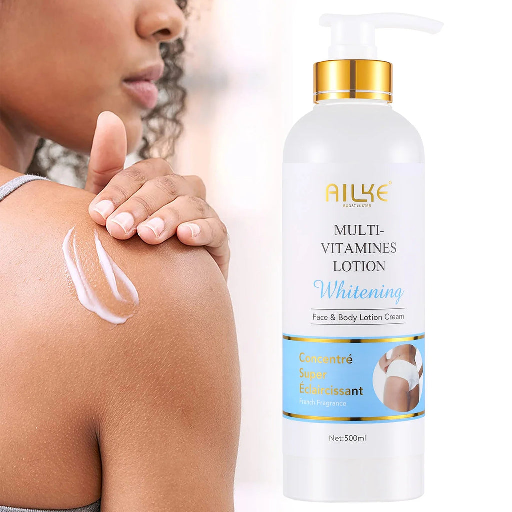 AILKE Multi-Vitamin Body Lotion, Whiten, Brighten, Remove Dark Spots, Hyperpigmentation, Moisturizes, Smoothes & Antioxidant Healthy supplements