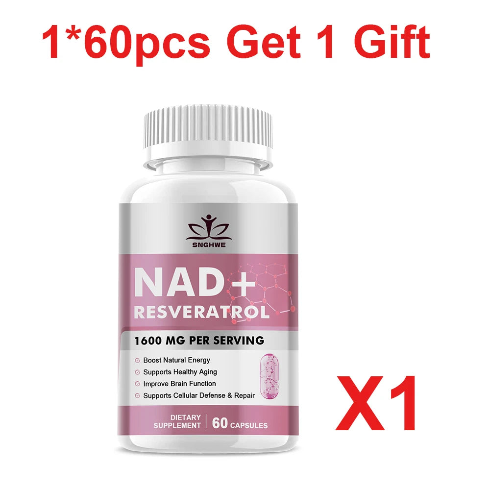 NAD Supplements - Anti-Aging Cell Booster,NAD+ Booster, Nicotinamide Riboside Alternative, Natural Energy & Cellular Health Healthy supplements