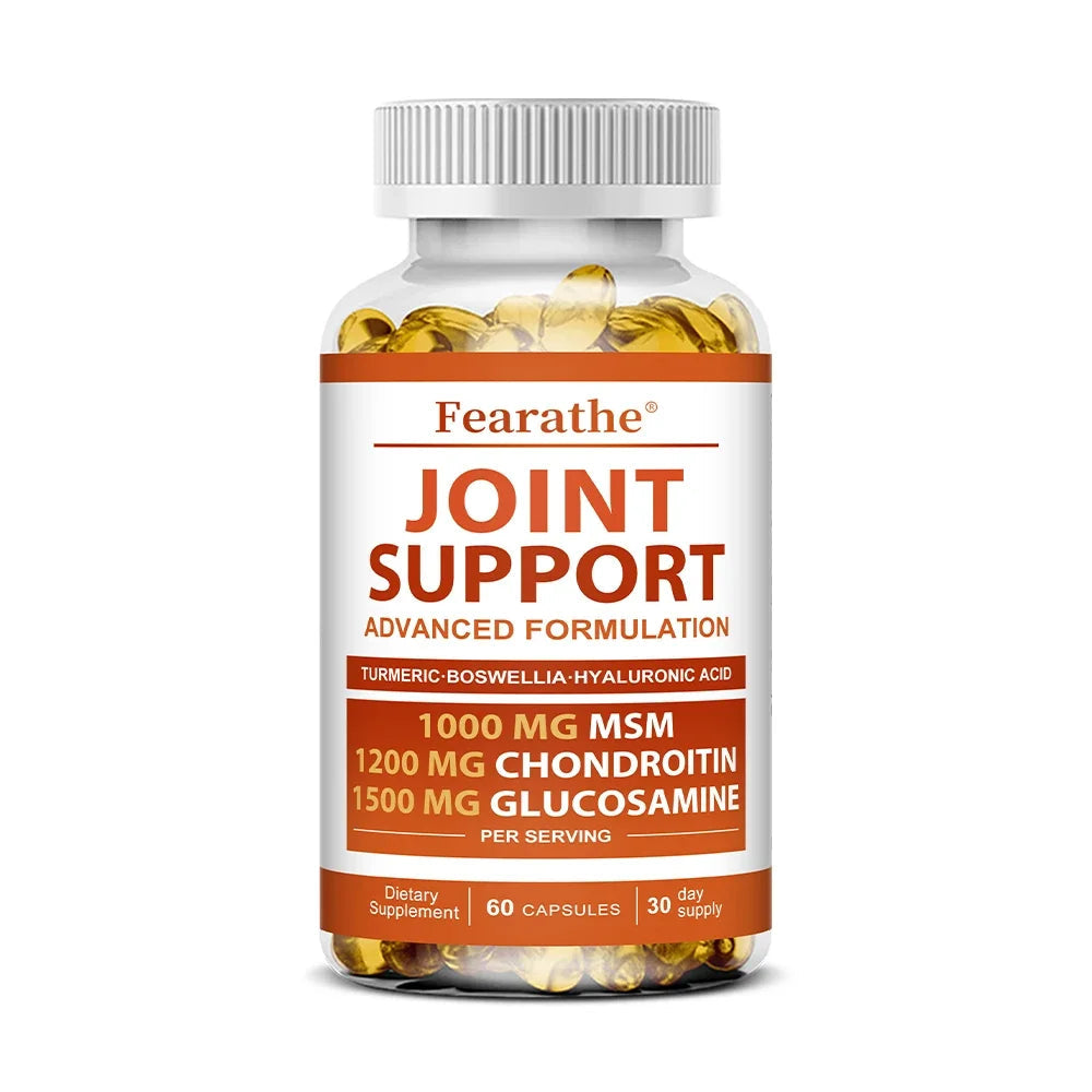 Joint Support - Glucosamine & Chondroitin & MSM,Joint Health Support, for Bone and Cartilage Health,120 Capsules Healthy supplements