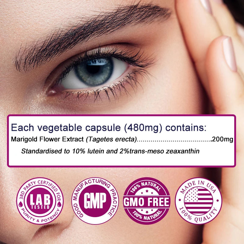 Lutein and Zeaxanthin Supplement - Supports Eye Health and Bright Vision, for Men and Women, Eye Health Supplement Healthy supplements
